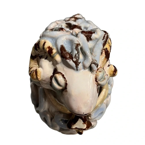 Studio Pottery Handmade Ram Figure Sculpture Capricorn Aries - Picture 6 of 11
